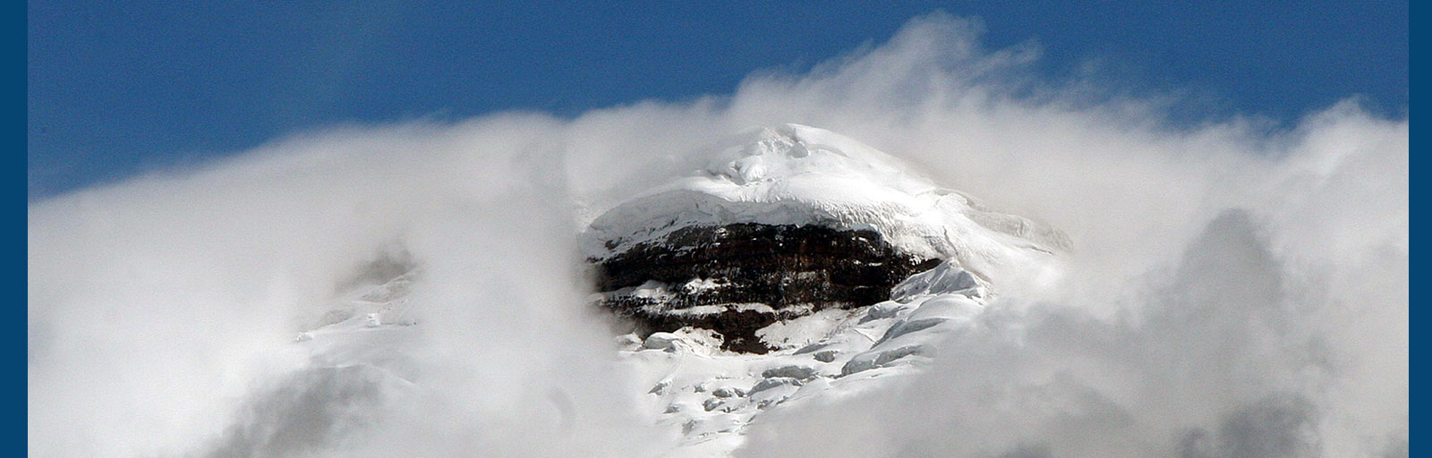 Bannerbild zeigt Bergspitze im Schnee